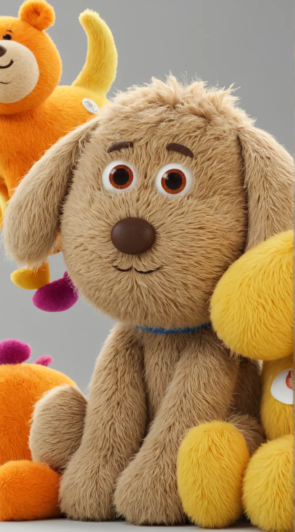 ai character: Plushie background