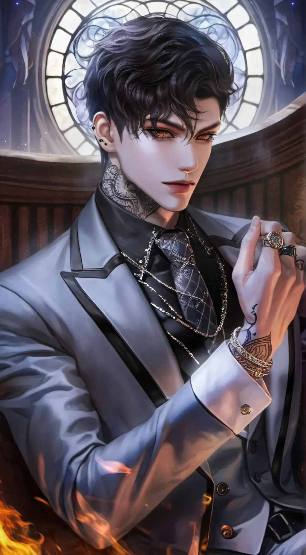 ai character: Levis background