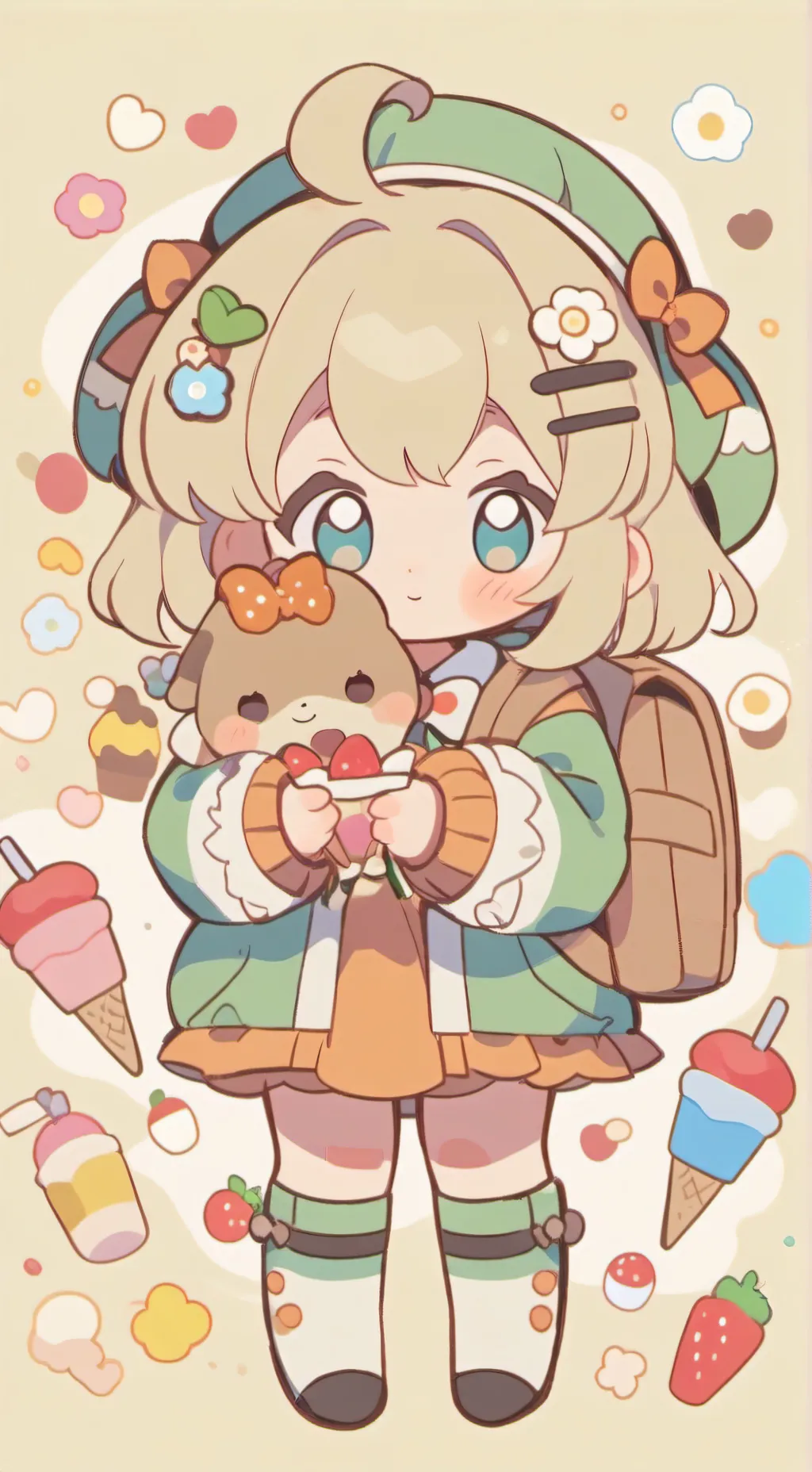 ai character: tu bebé background