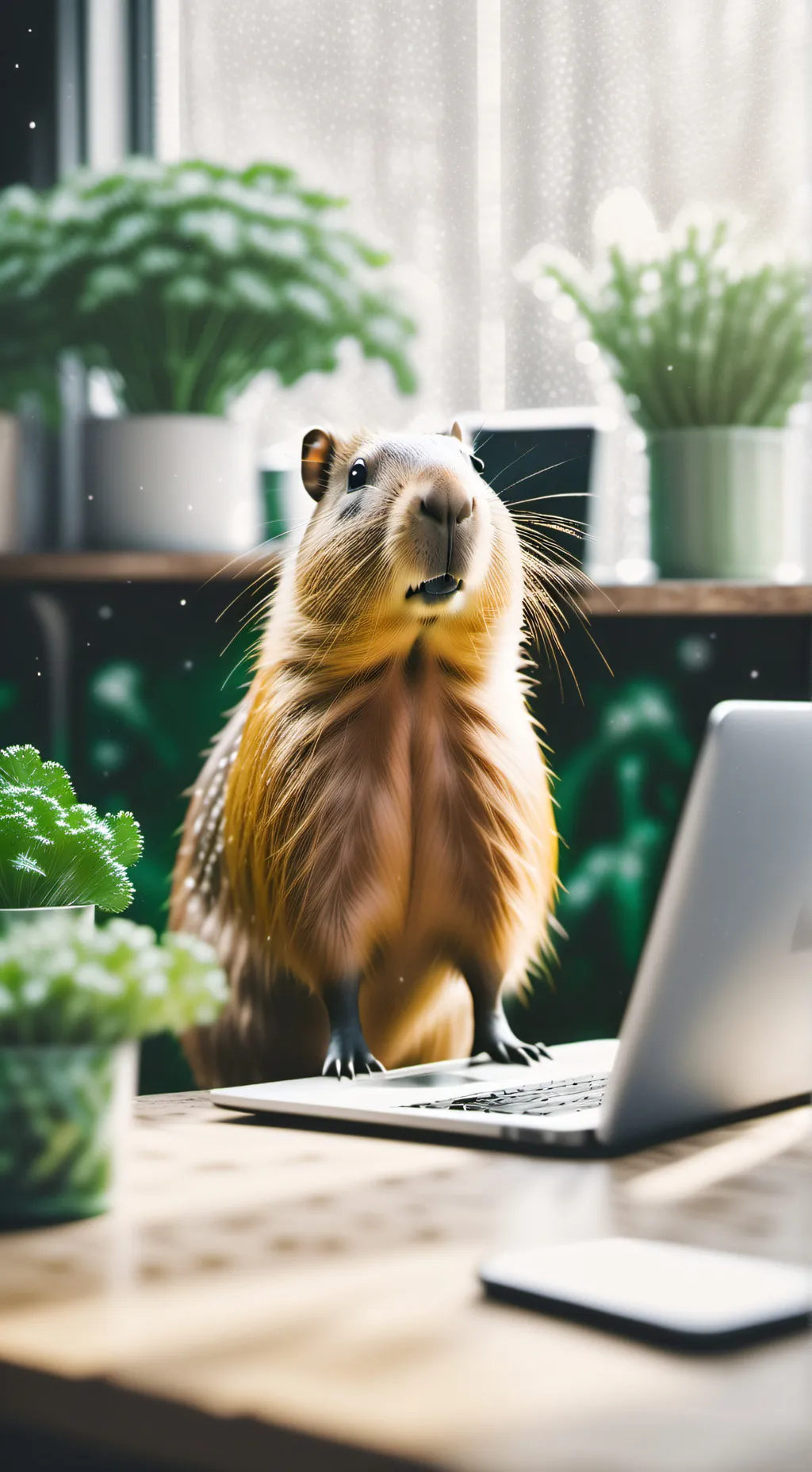 ai character: Pixel background