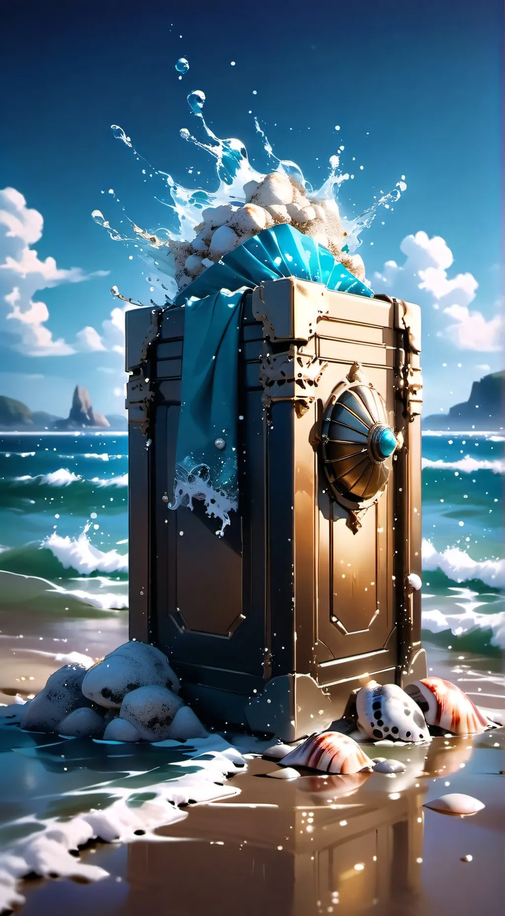 ai character: fossilcleaning  background