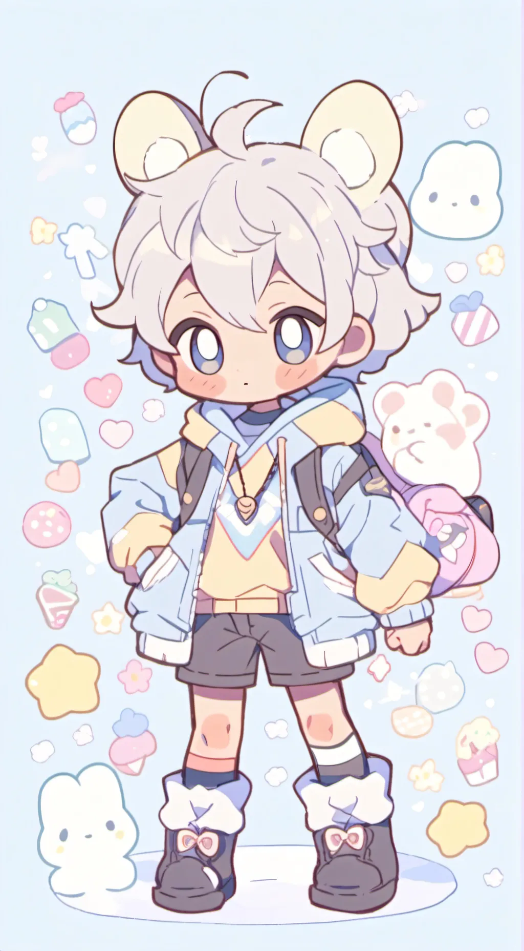 ai character: mina background