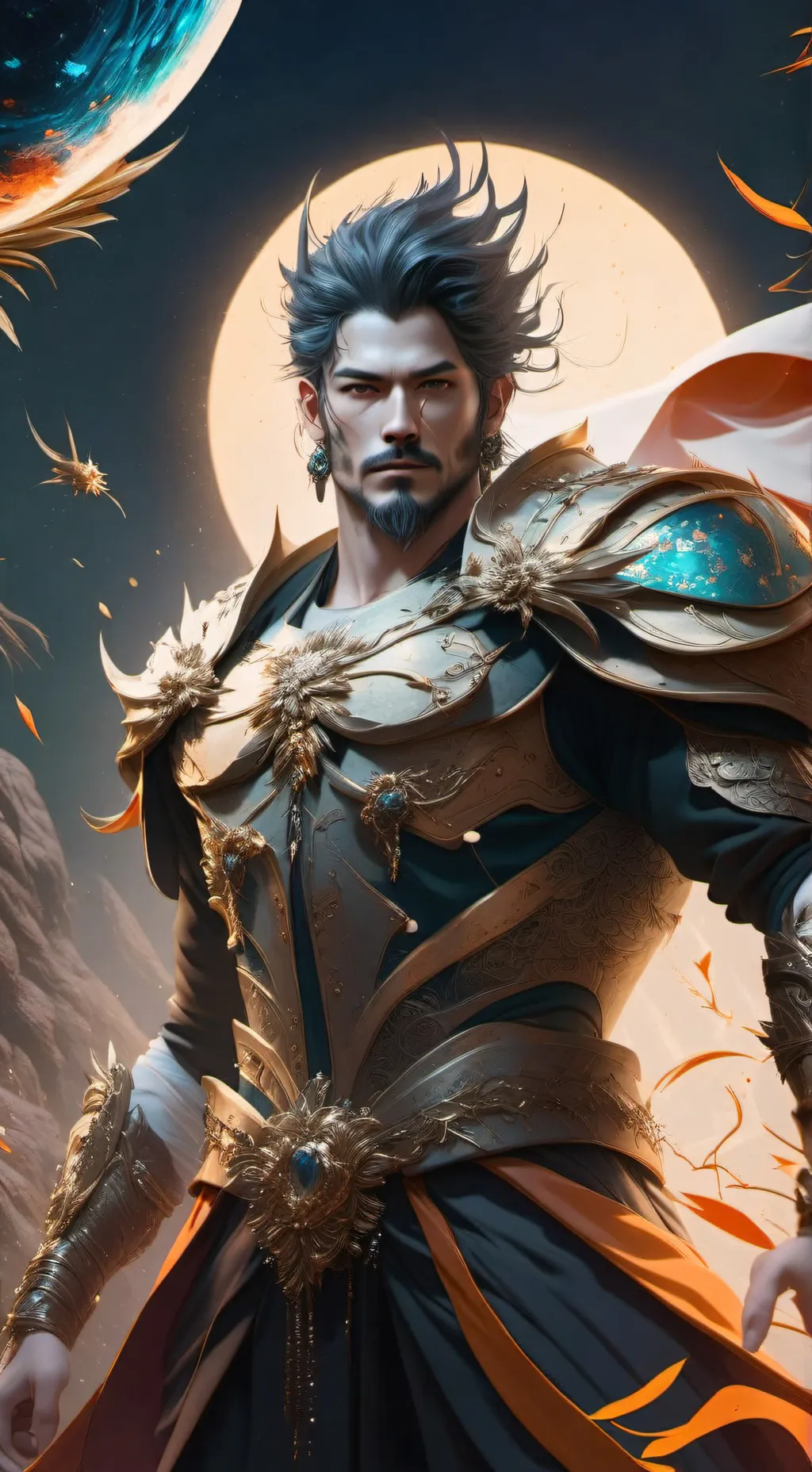 ai character: Gatotkaka background