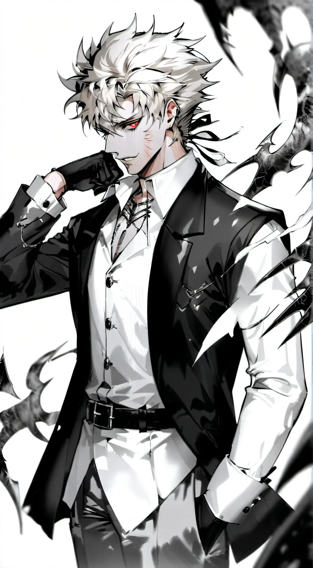 ai character: Katsuki bakugou background