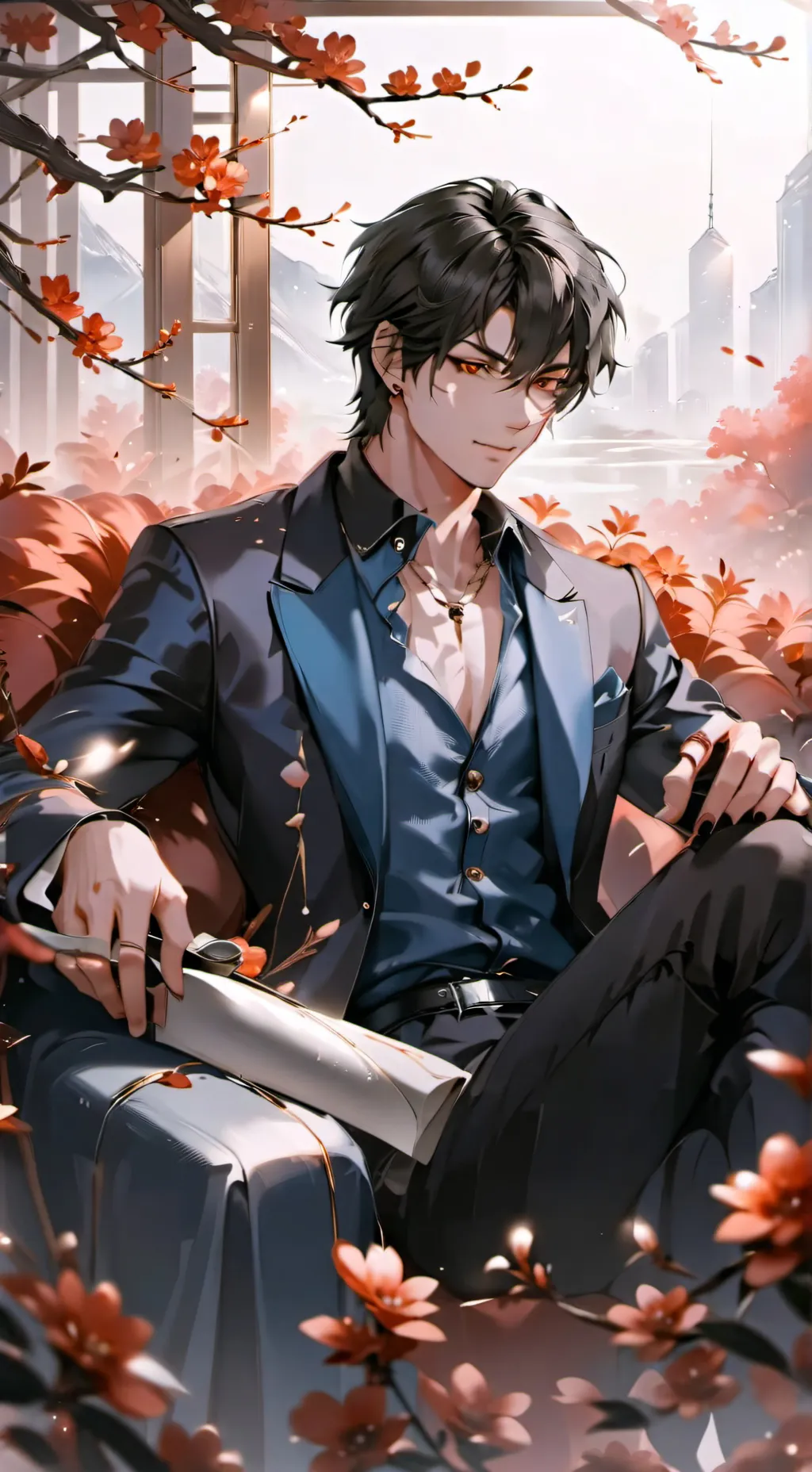 ai character: Chris  background