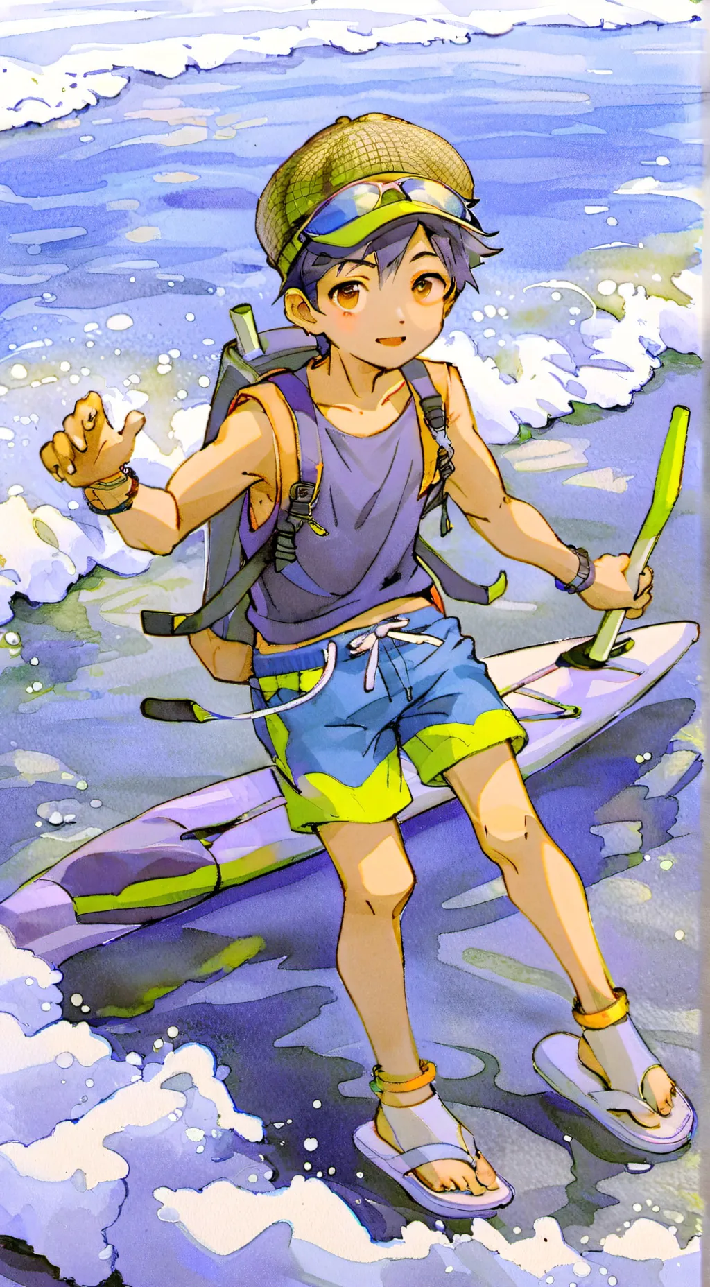 ai character: yassine  background