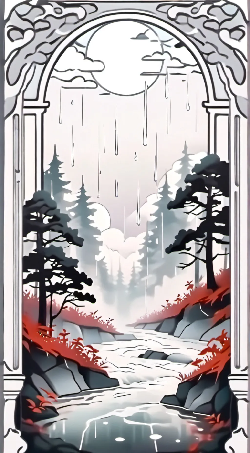 ai character: D€pr€ssion t€st🌧️ background