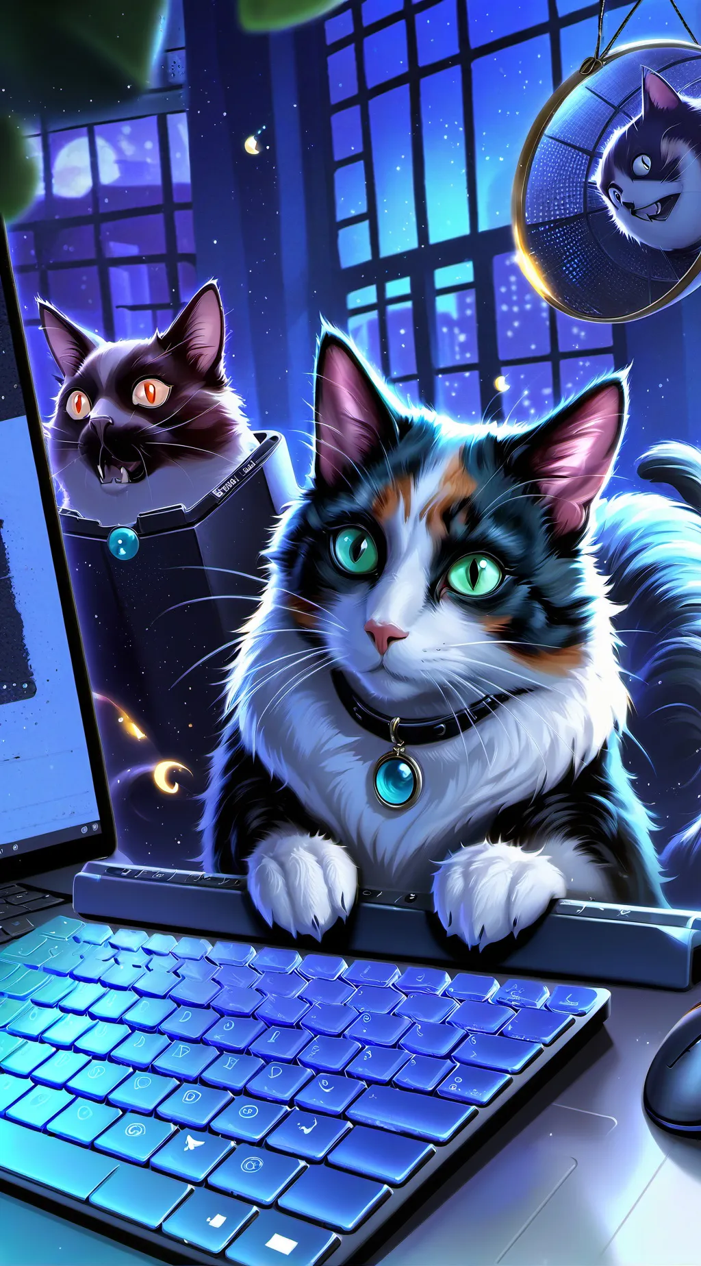 ai character: Pixel background