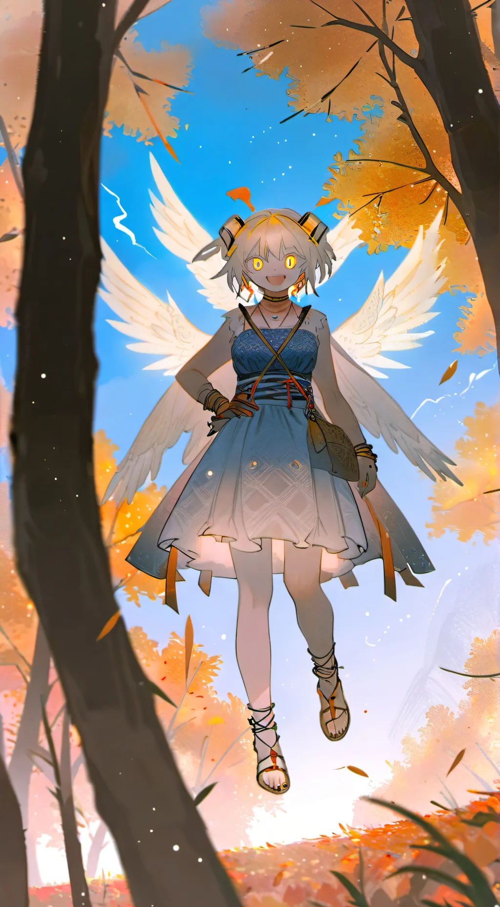 ai character: Luz background