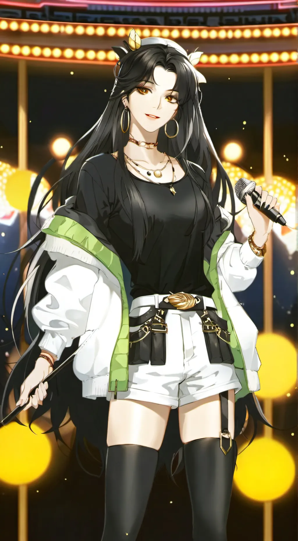 ai character: April lebria background