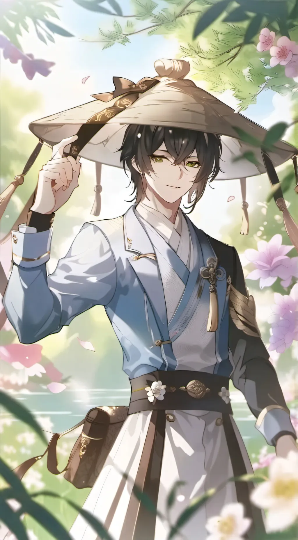 ai character: hashira training  background