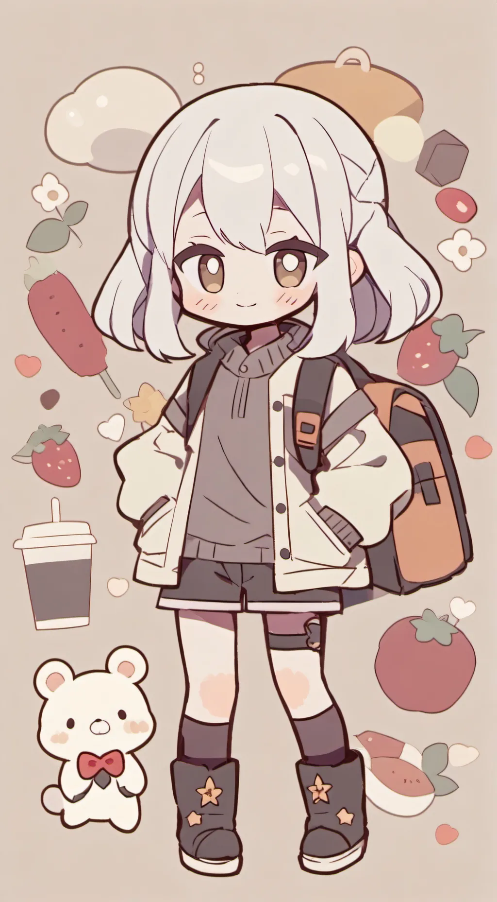 ai character: DW X CRK X FORSKEN background