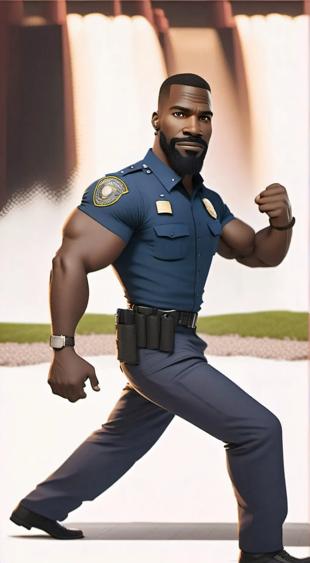 ai character: officer earl background