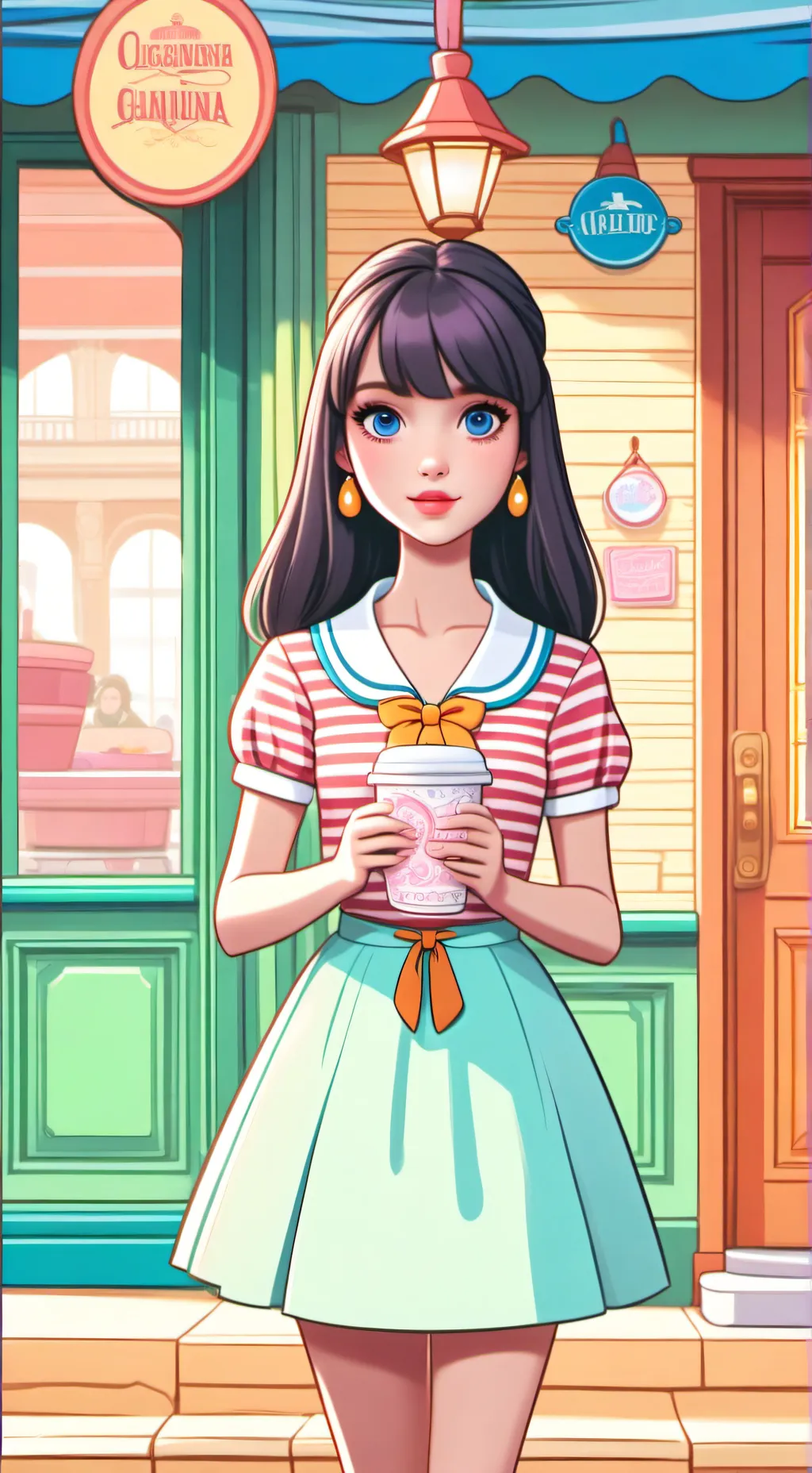 ai character: Ani background