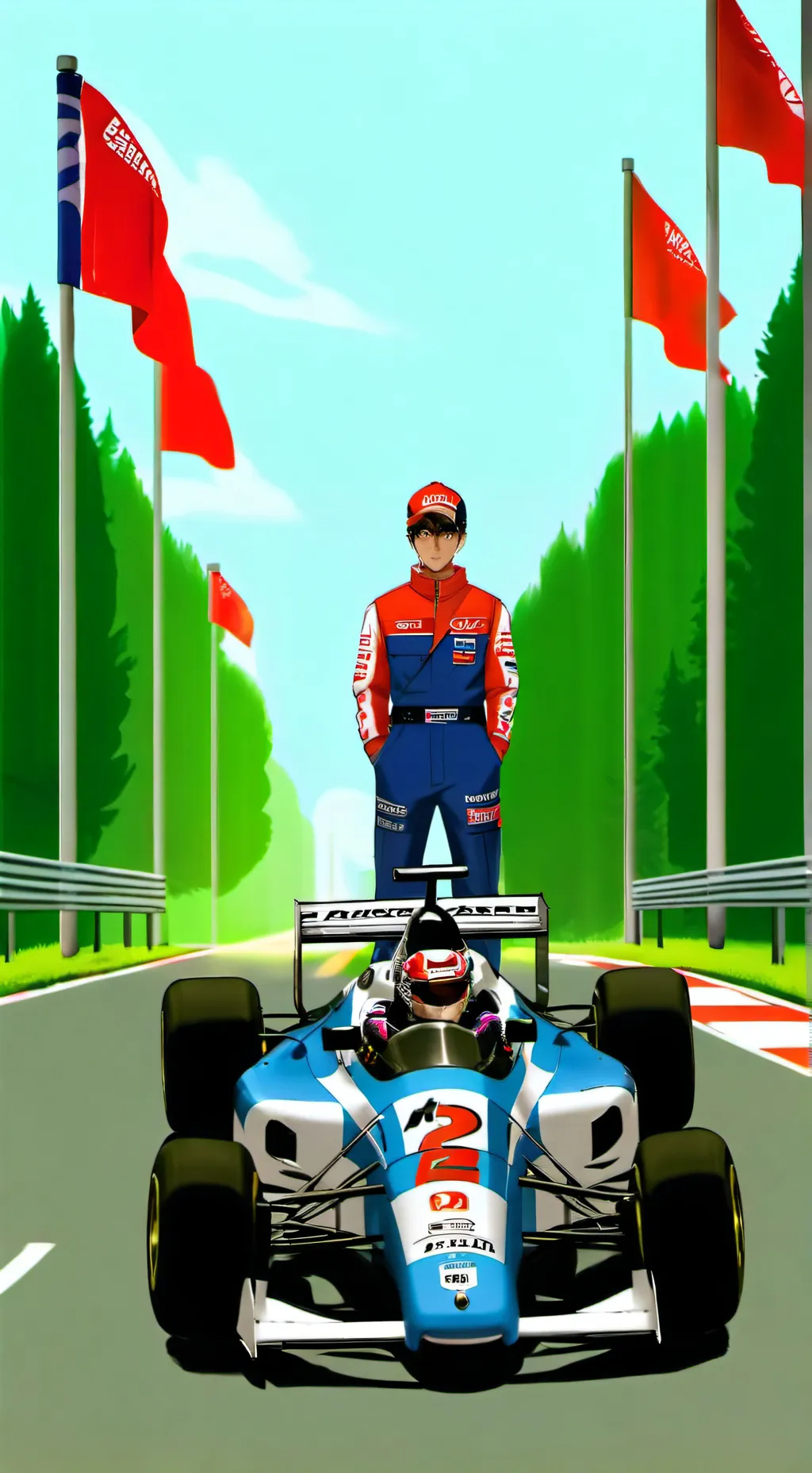 ai character: Racer X background