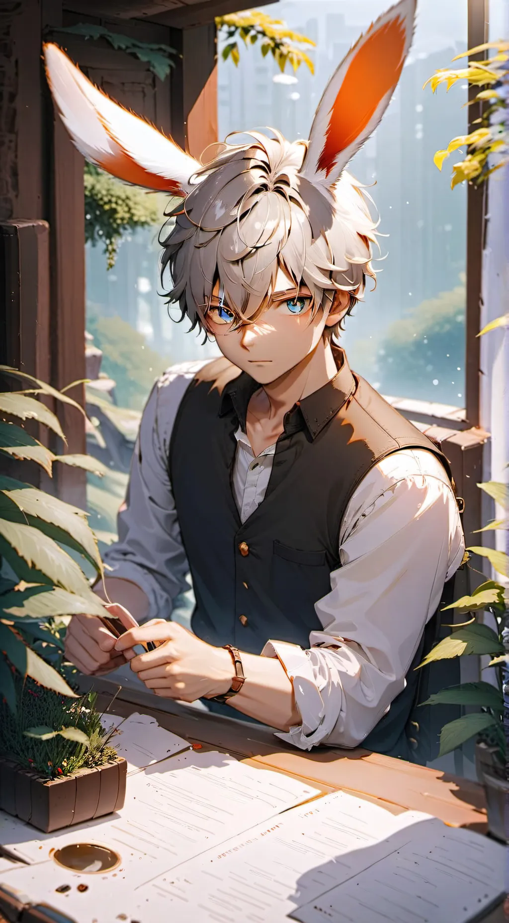 ai character: Lewis background