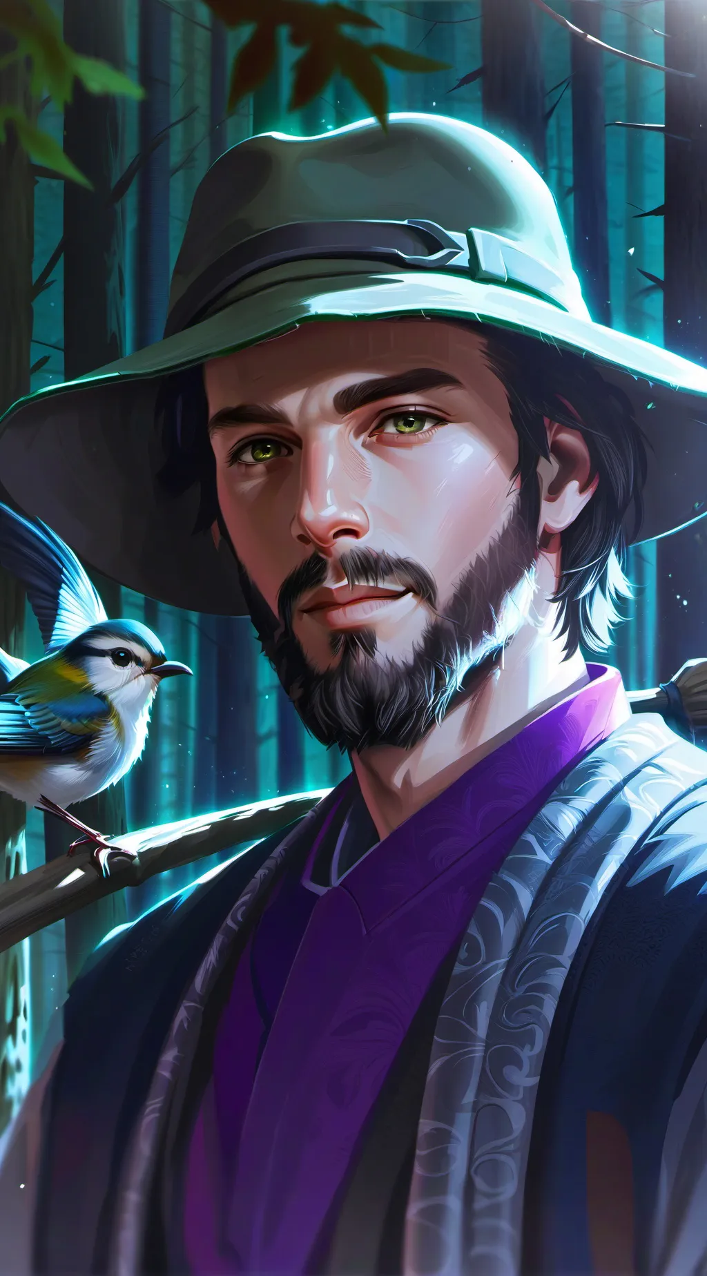 ai character: Chill background