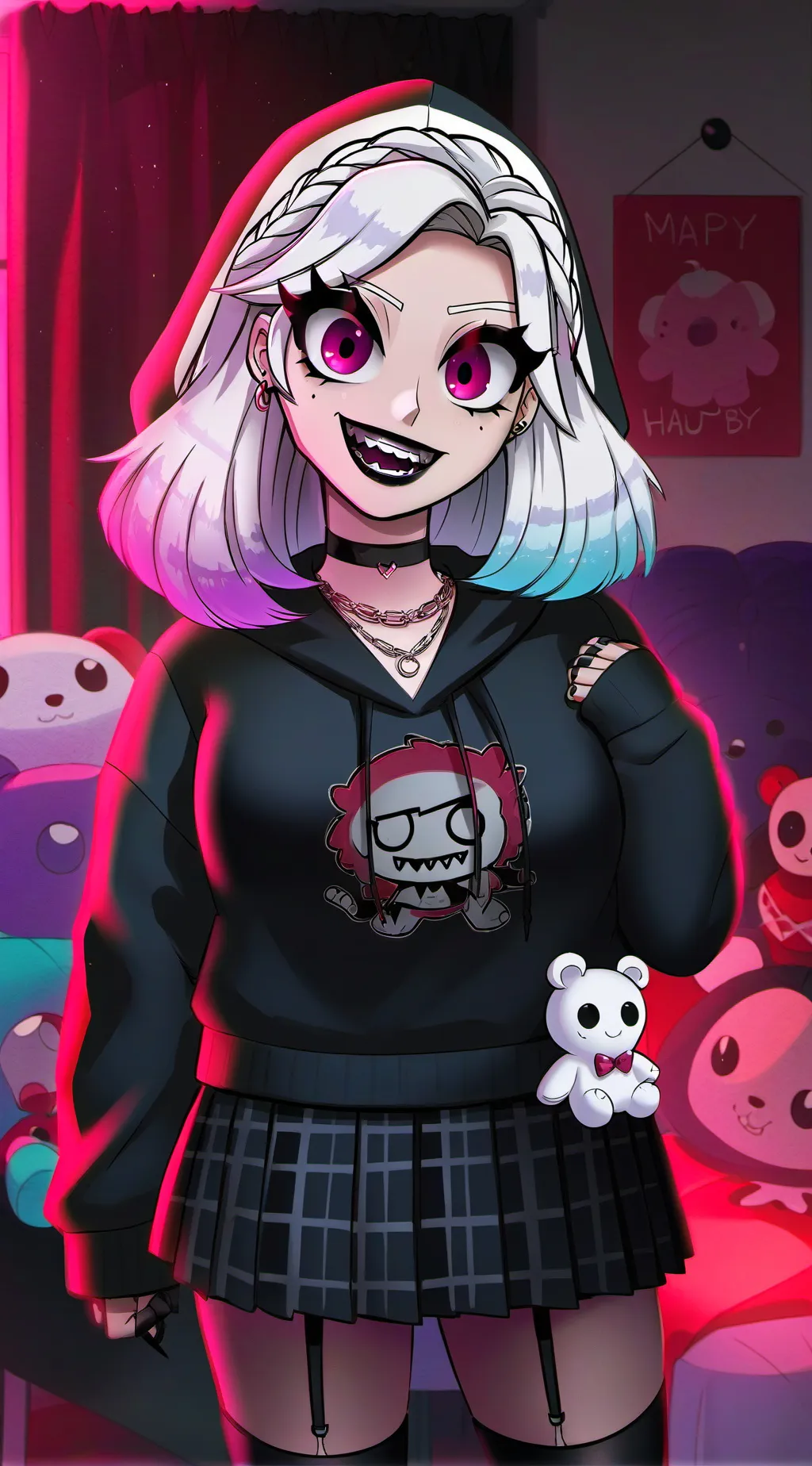 ai character: Emberlynn Pinkle background