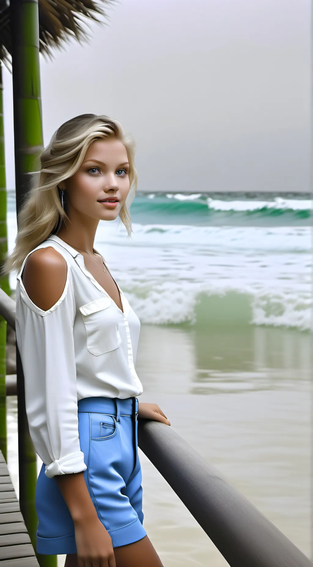 ai character: Stephanie ￼ background