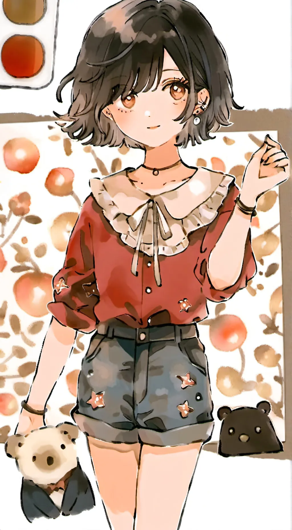 ai character: 💜crystal💜 background