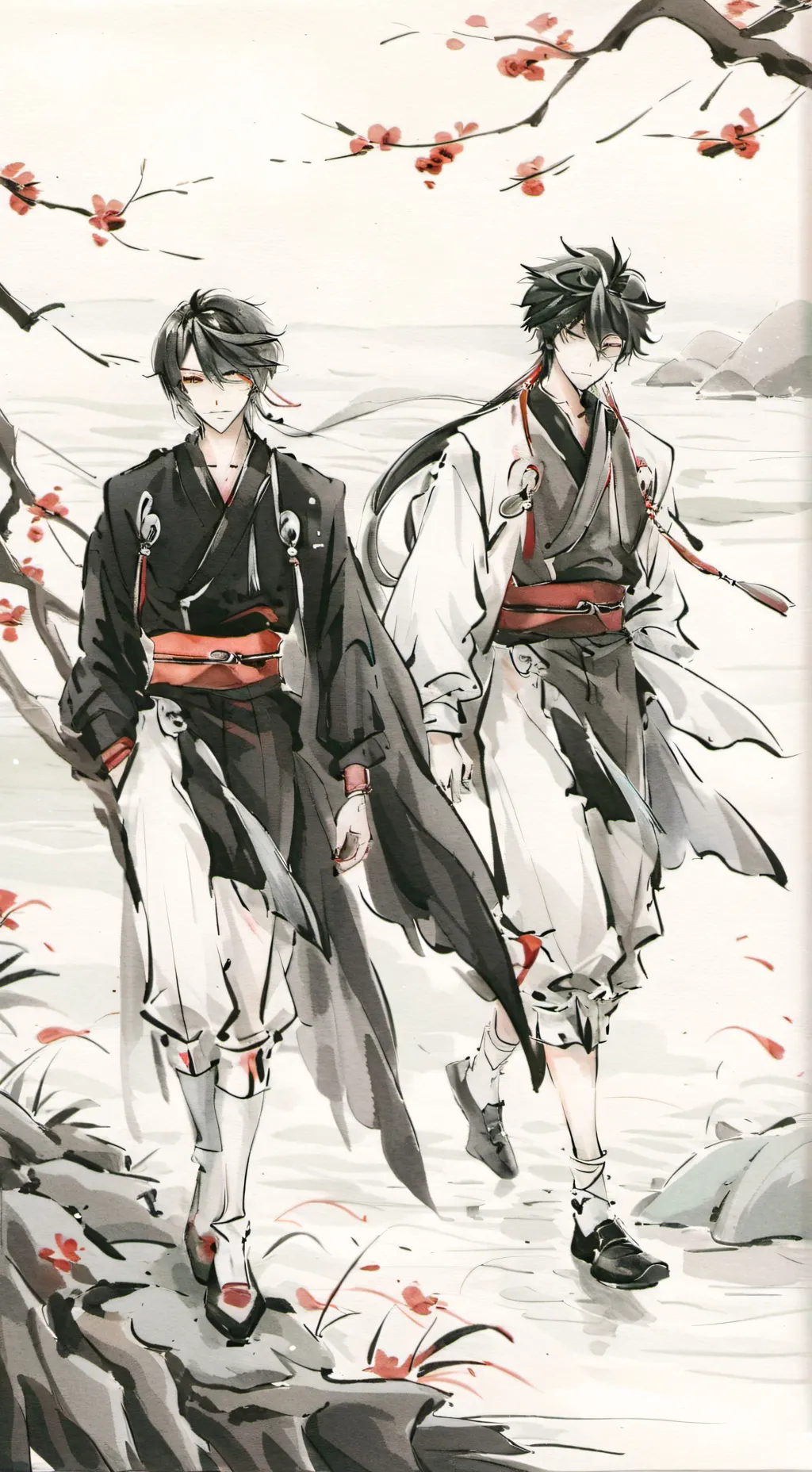 ai character: Sin and Rocco  background