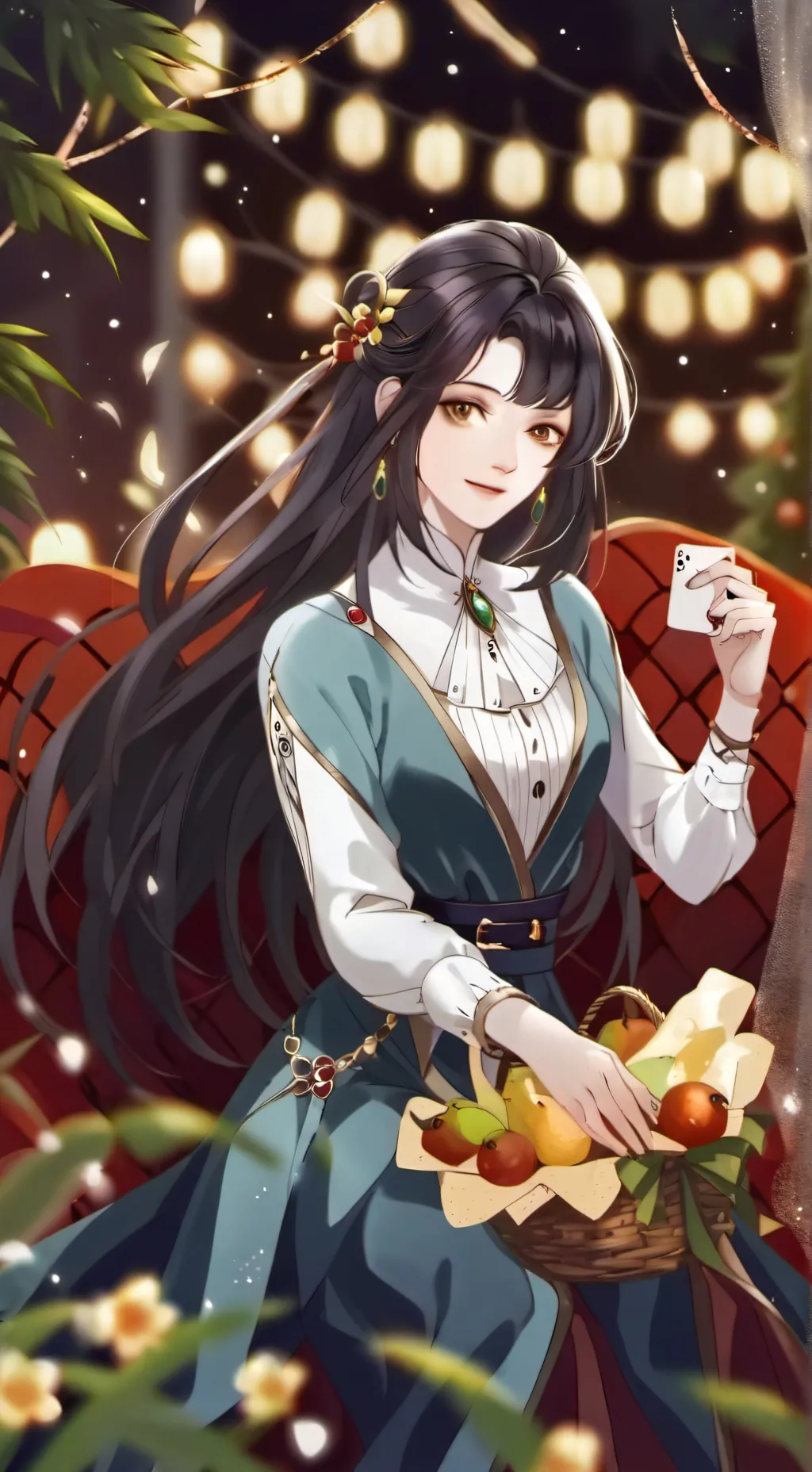 ai character: Komi background