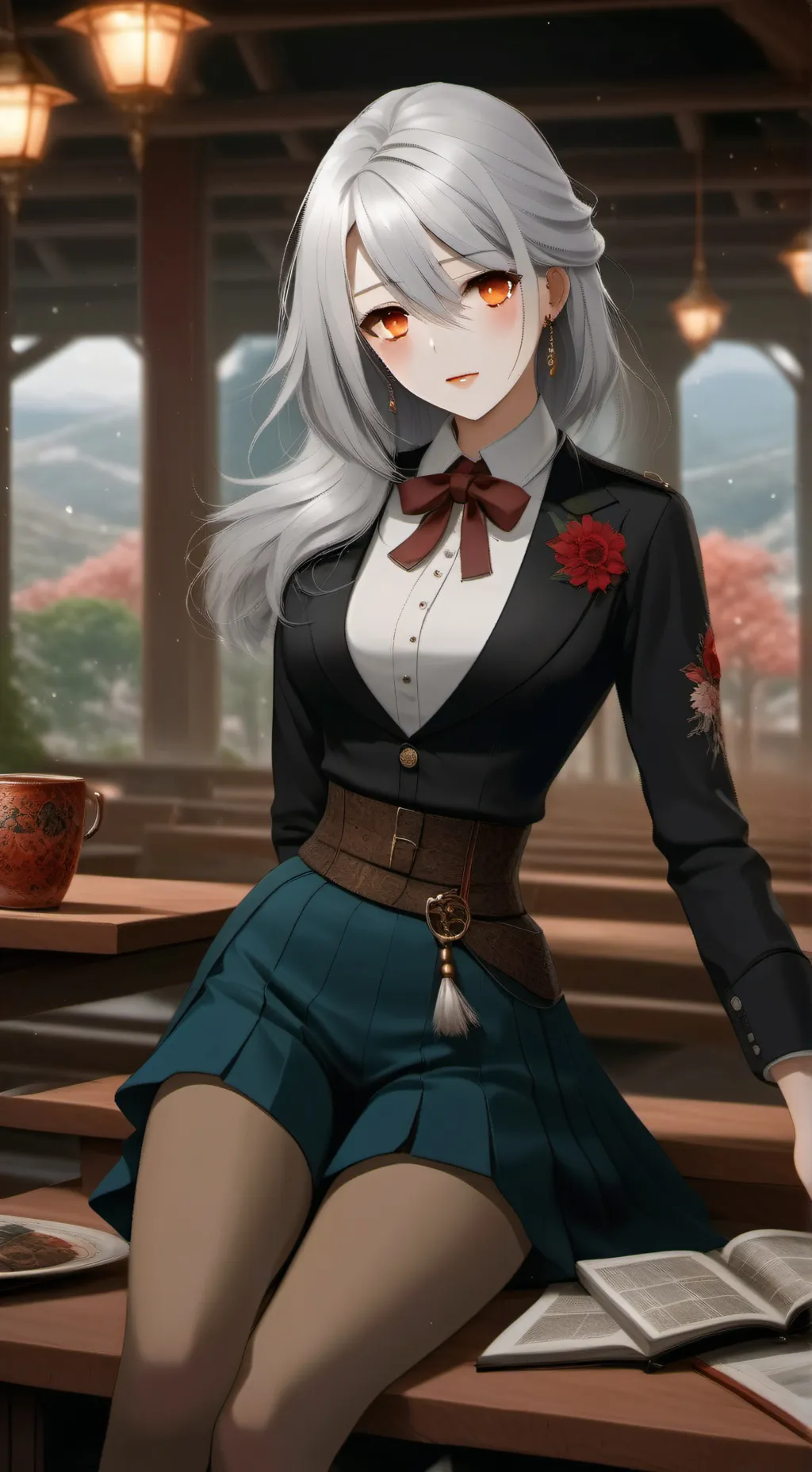 ai character: Sasha background