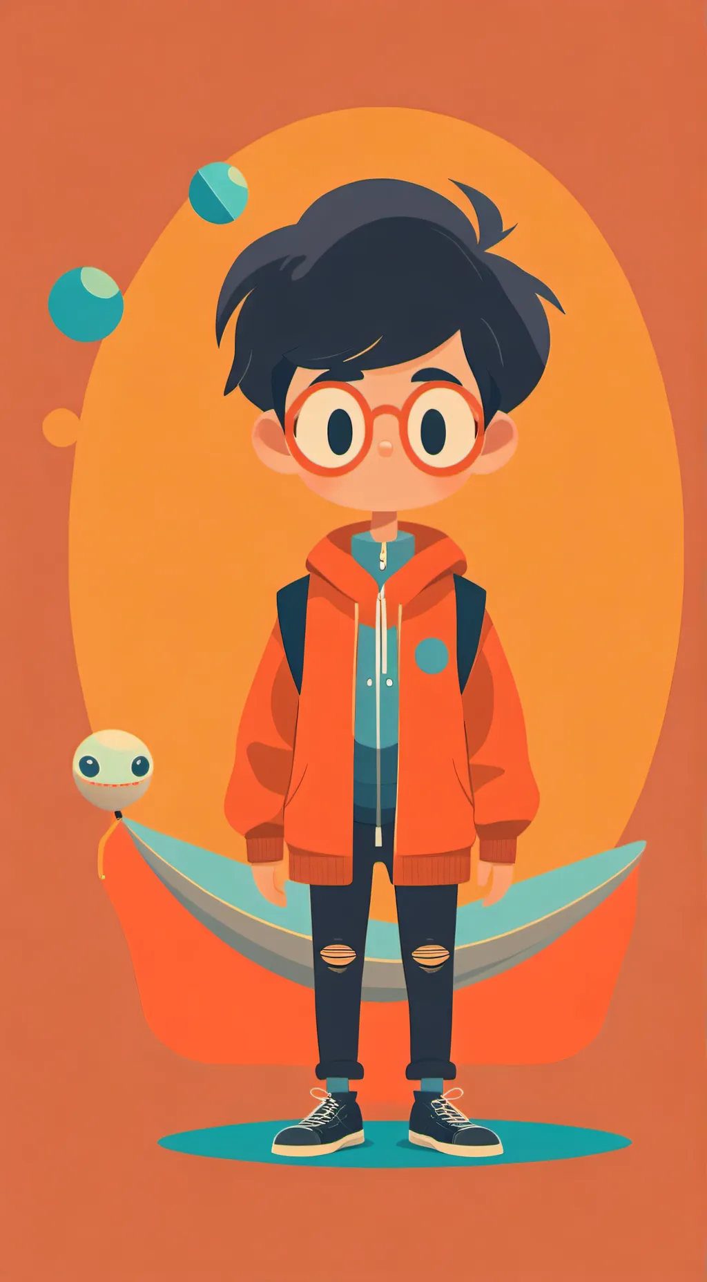 ai character: Invader zim background