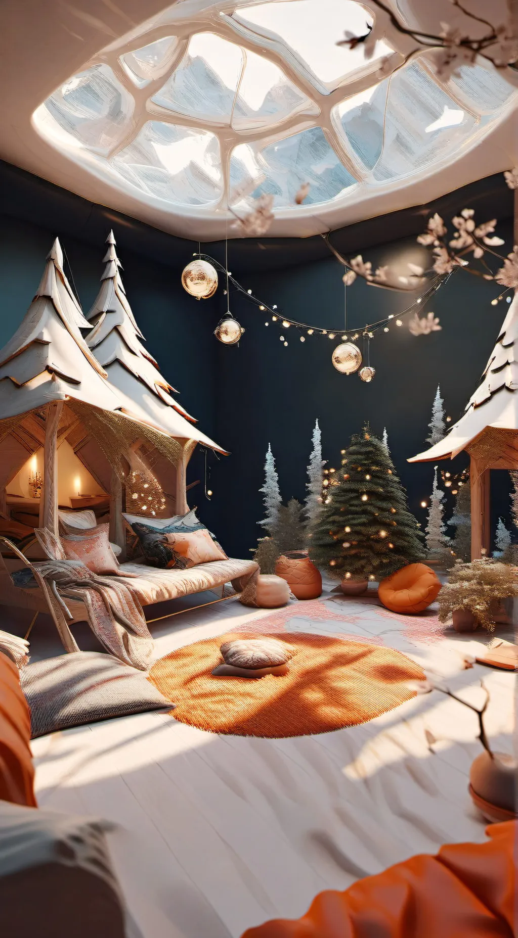 ai character: Kny sleepover! background