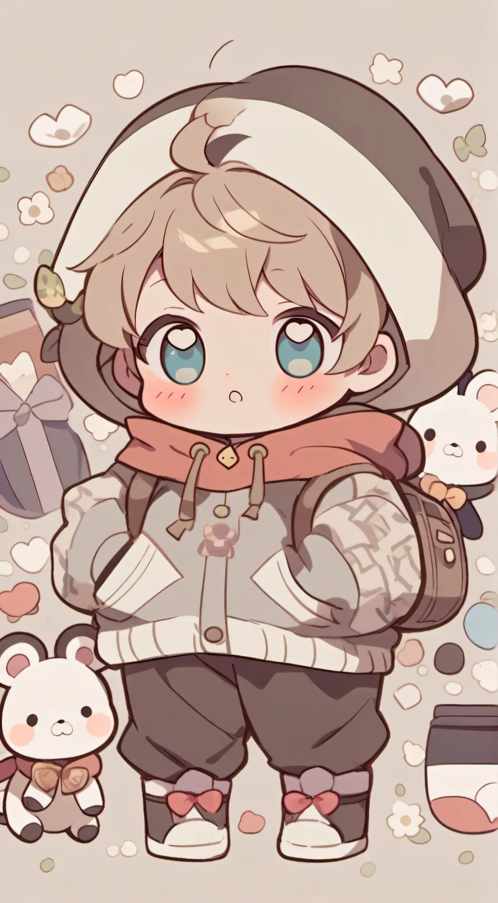 ai character: Luna background