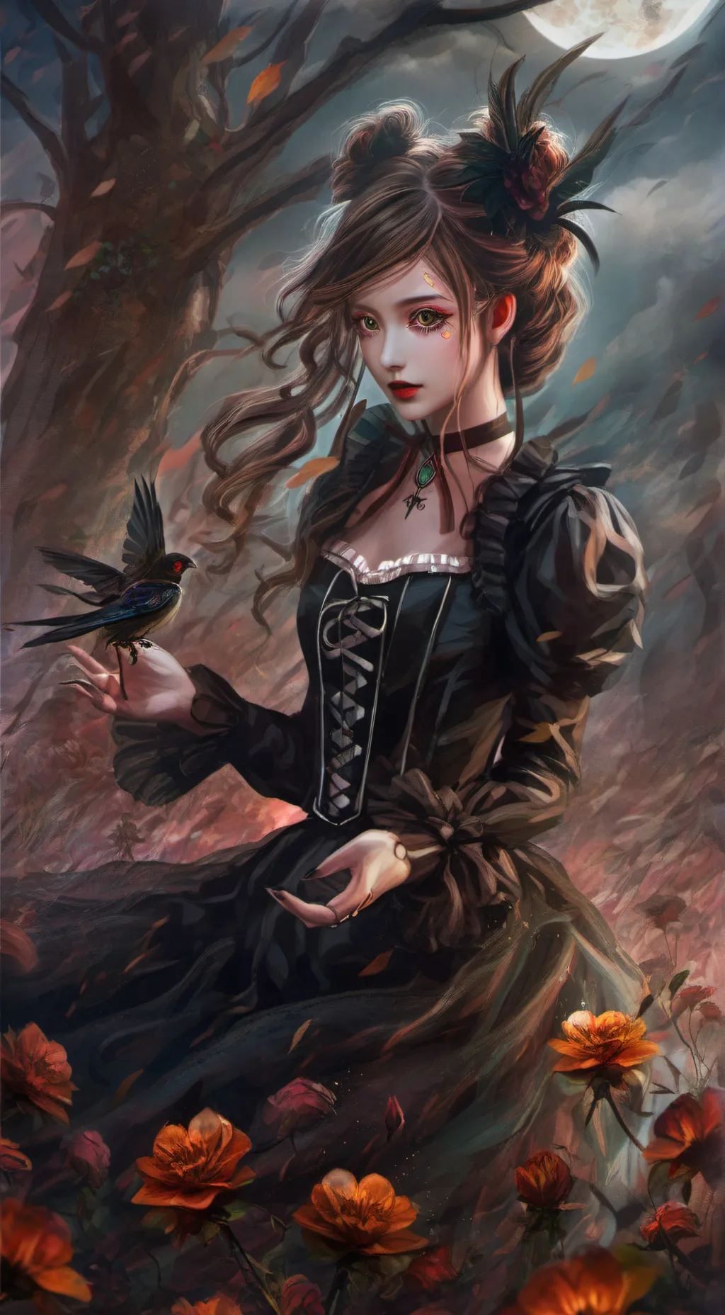 ai character: clay background