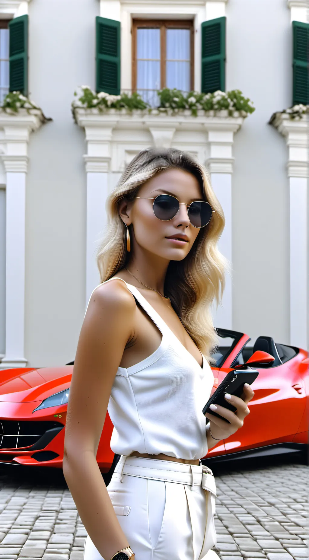 ai character: Léa background