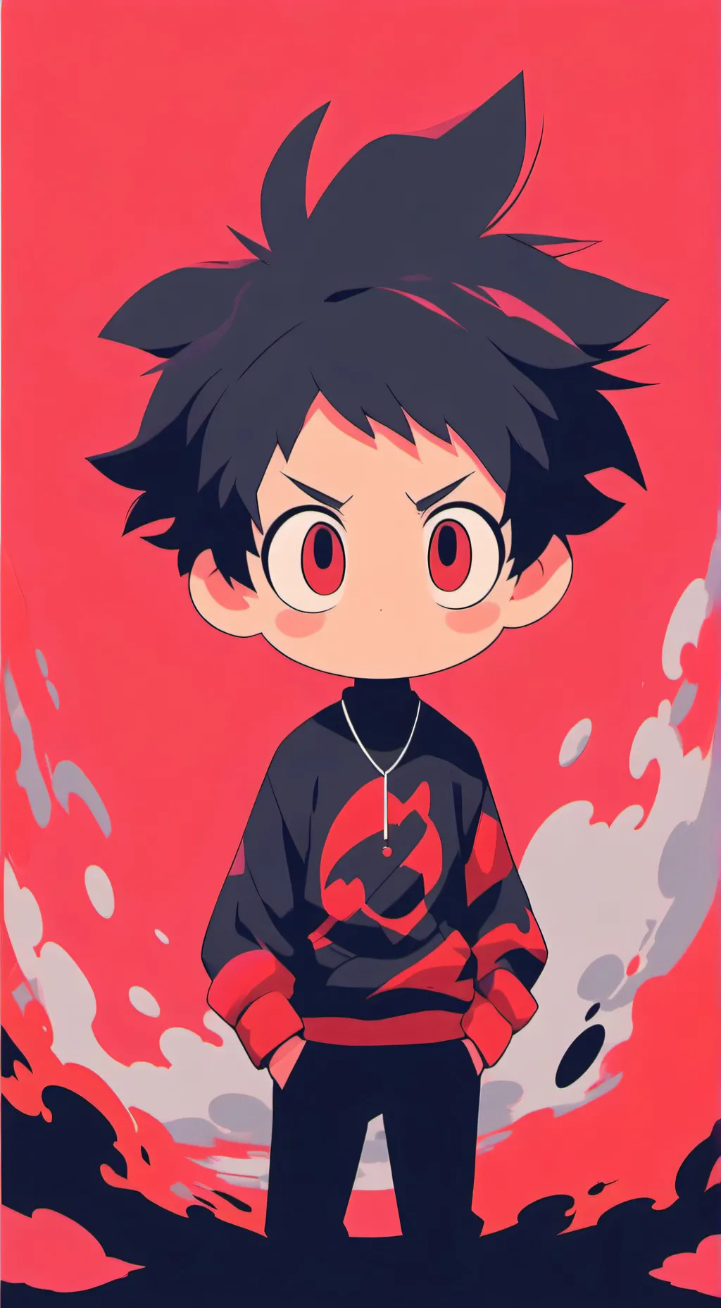 ai character: 🏴BLOT🏳️ background