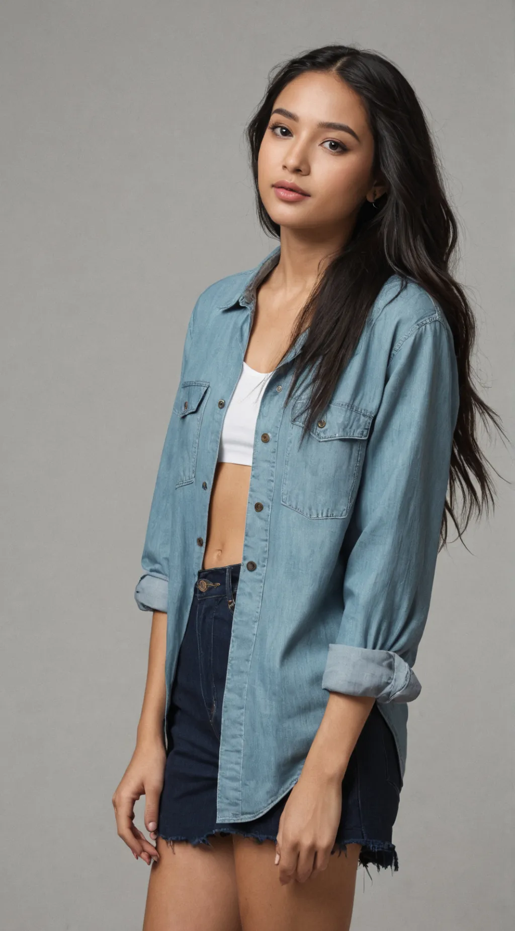 ai character: Naïma  background