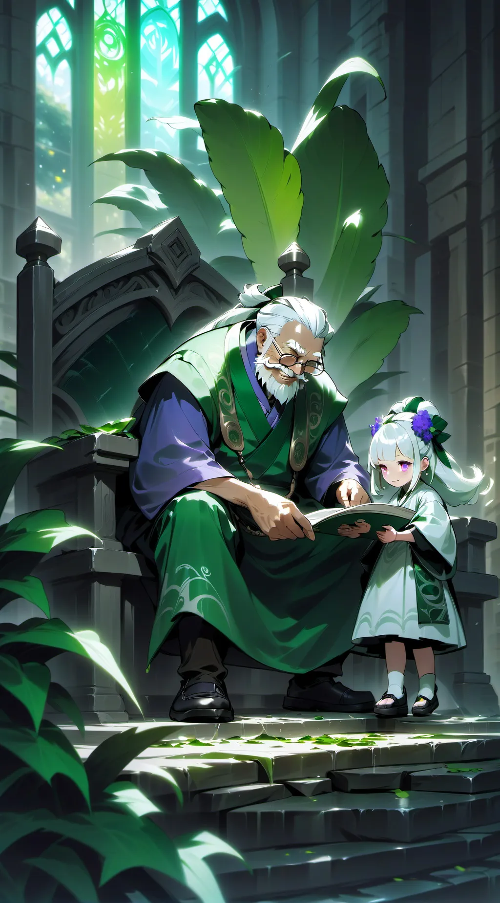 ai character: your grandparents! background