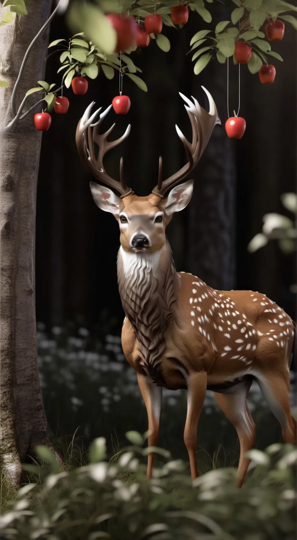 ai character: Radioapple! background