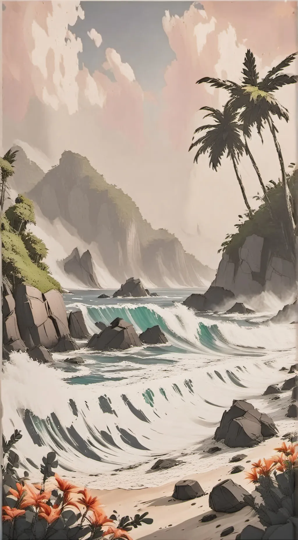 ai character: Forsaken Island background