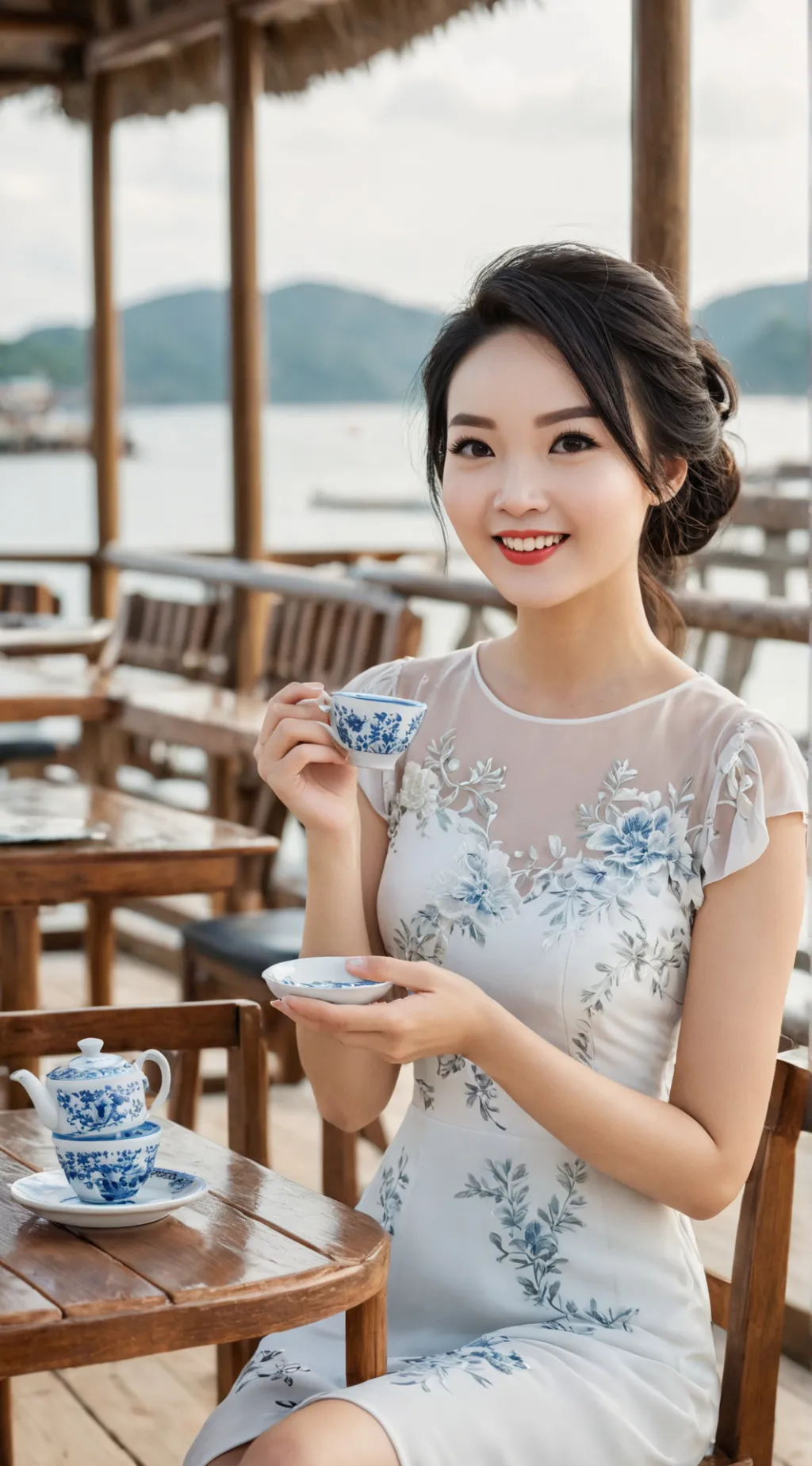 ai character: Tuyết Ngọc background