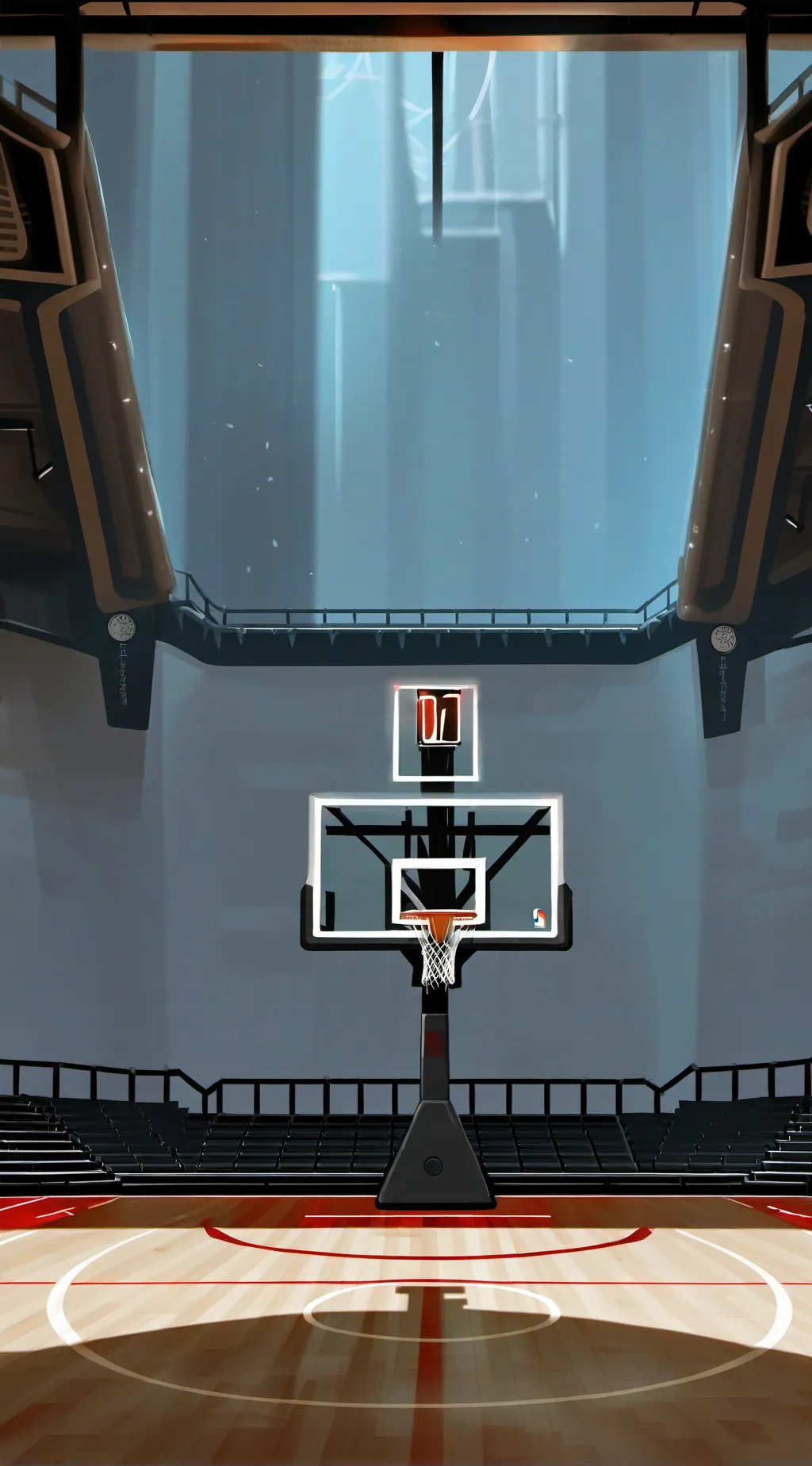 ai character: True Basketball background