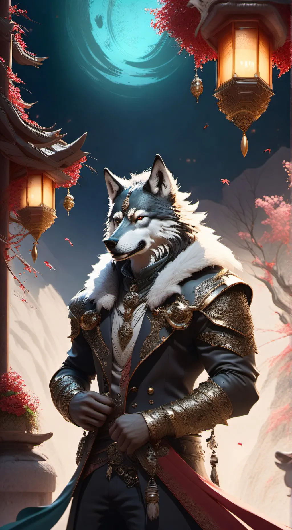 ai character: What time Mr wolf background