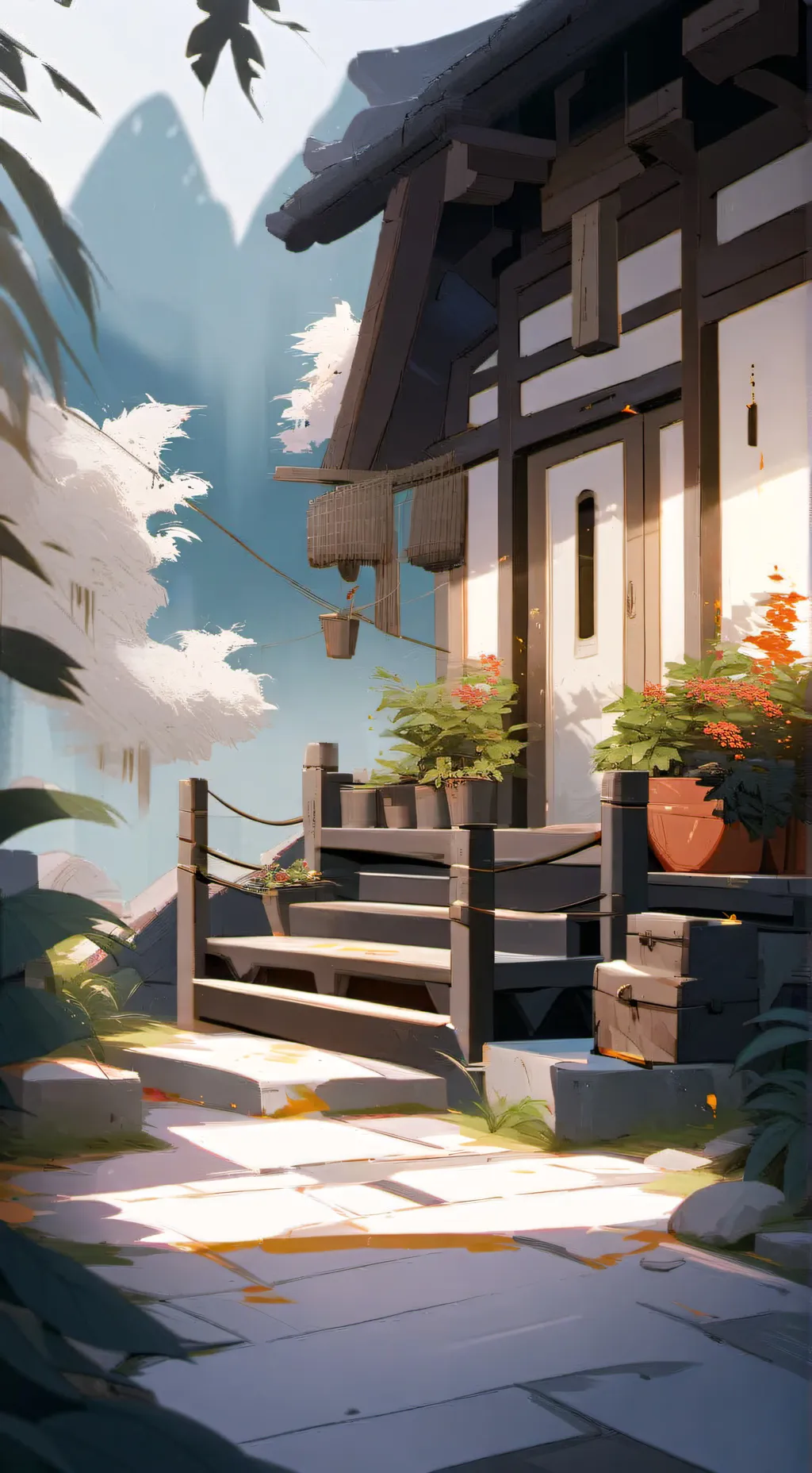 ai character: fly background