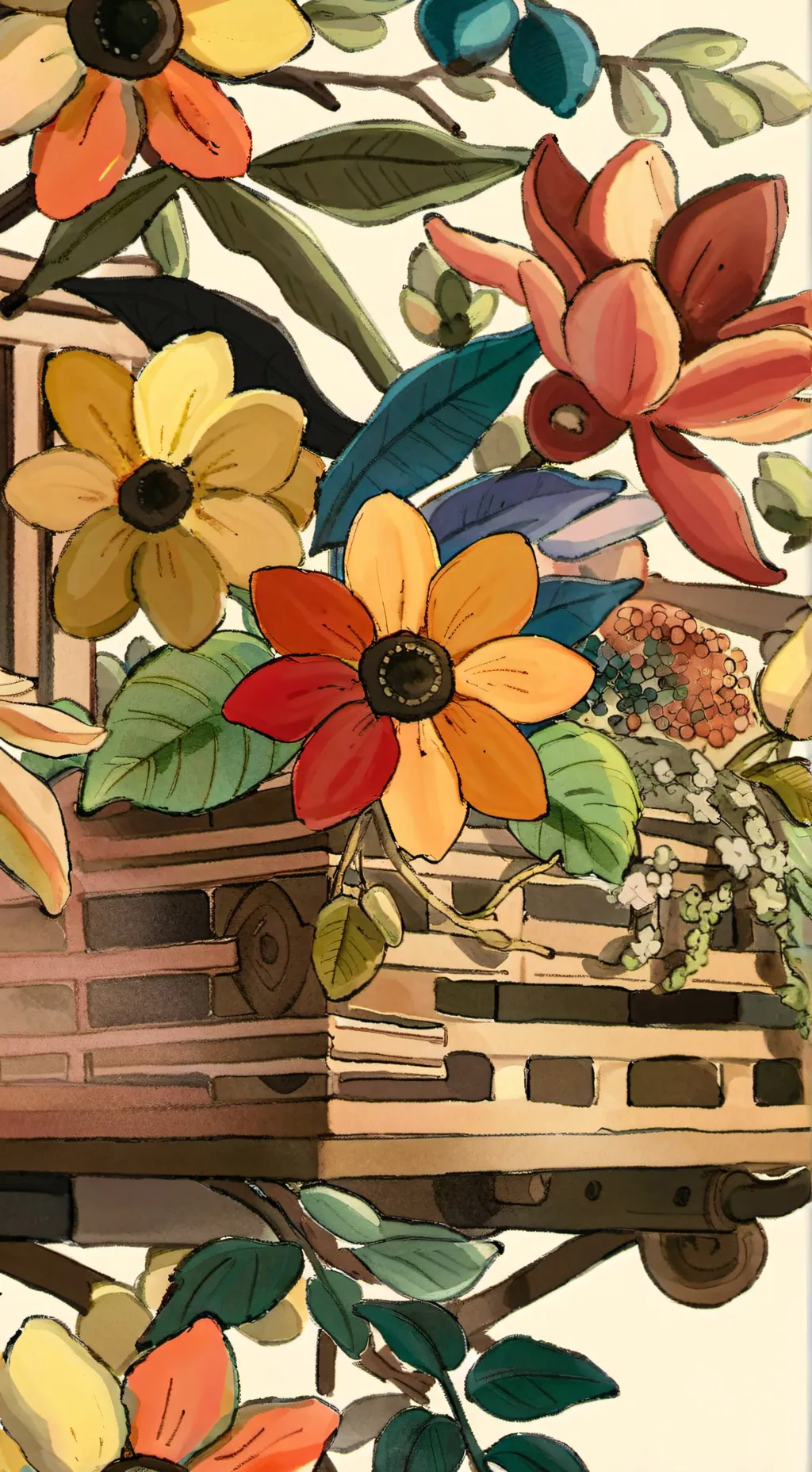 ai character: dandy word background