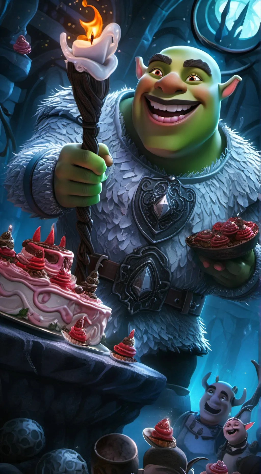 ai character: Клэш раял background