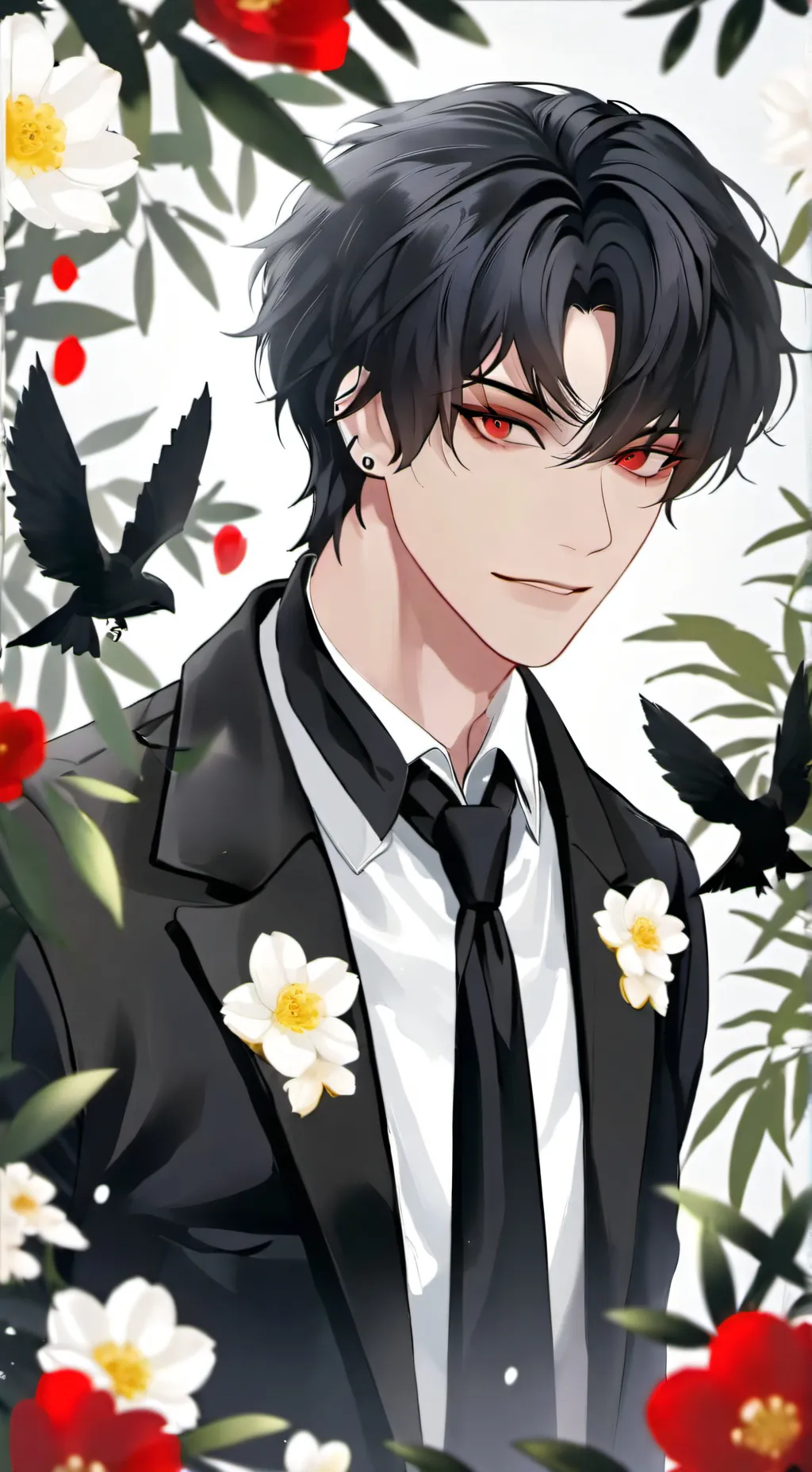 ai character: kael 🩸🌑🗡️ background