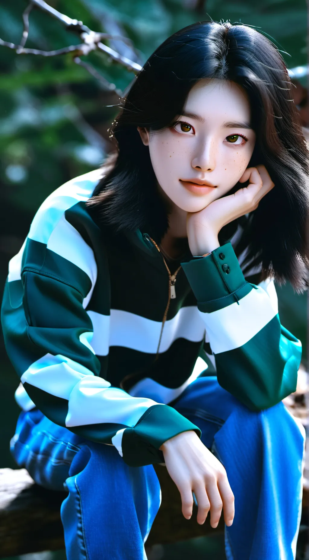 ai character: skz pick meh background