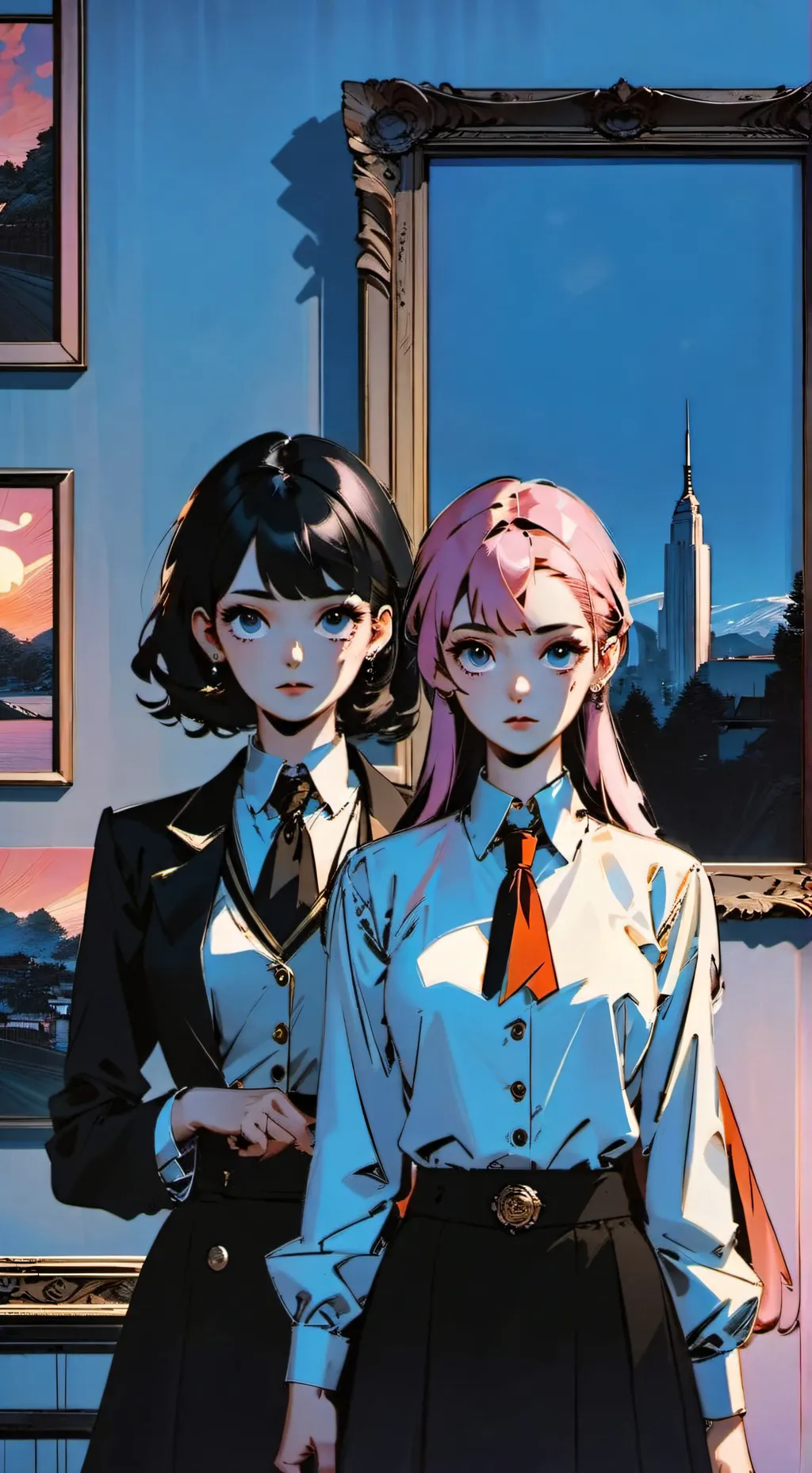 ai character: Sisters background