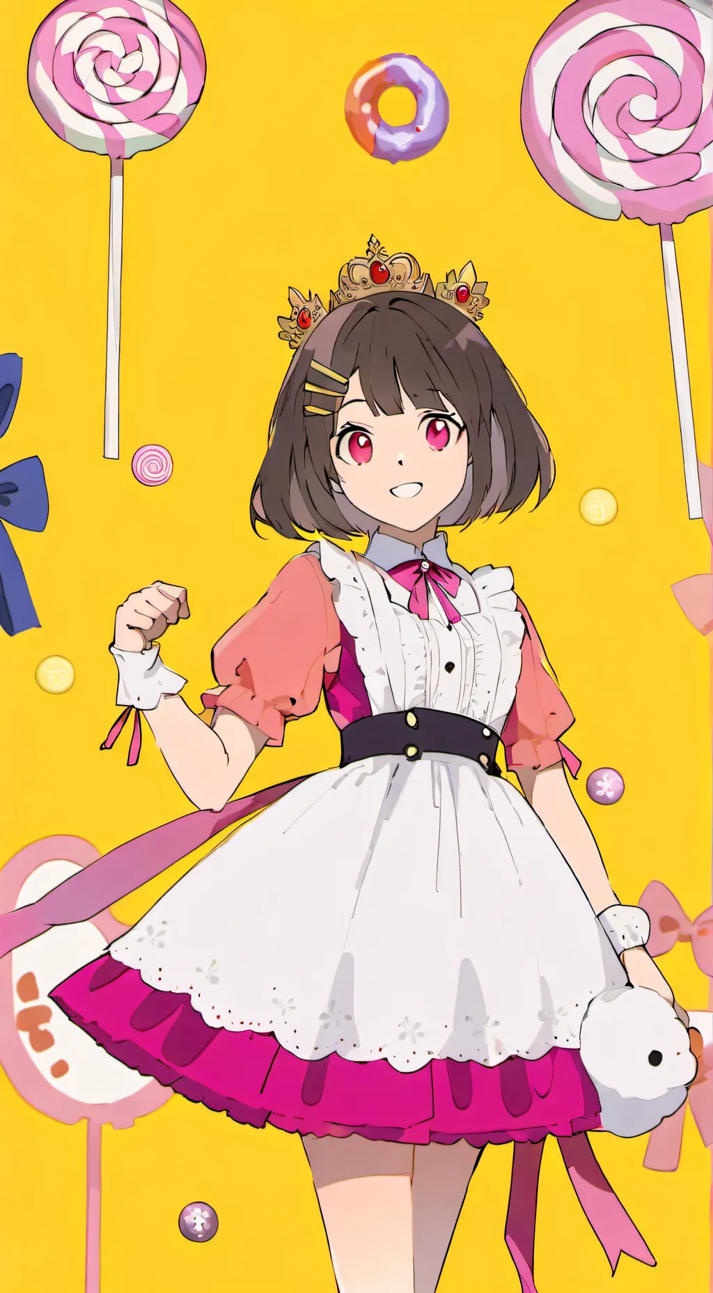 ai character: amy candy princess background