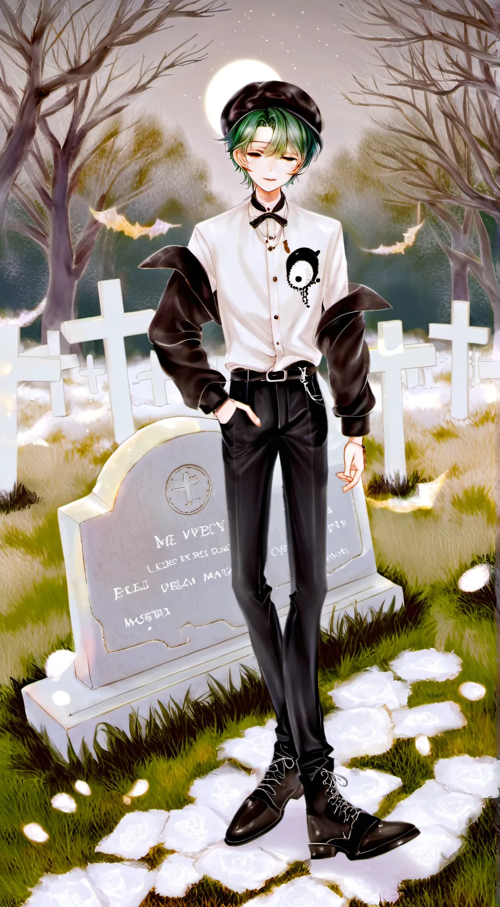 ai character: Derman Shinto background