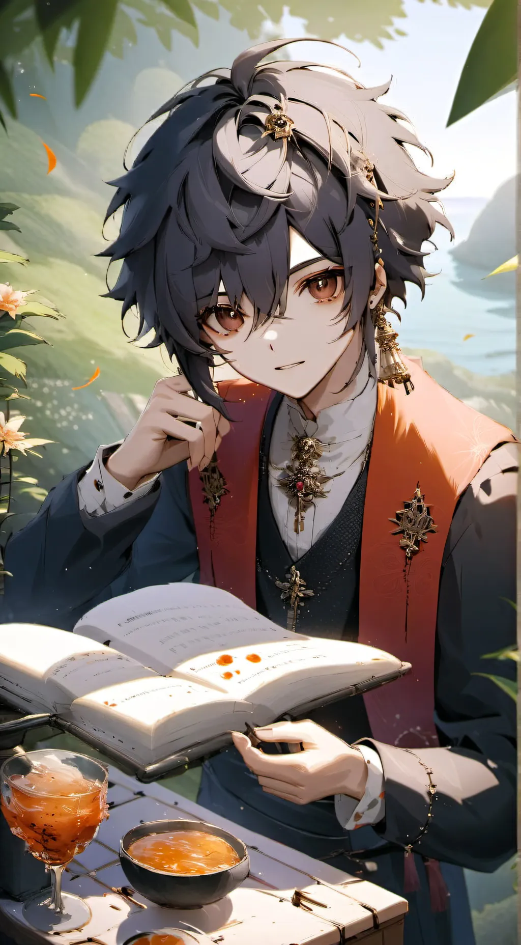 ai character: Todoroki  background