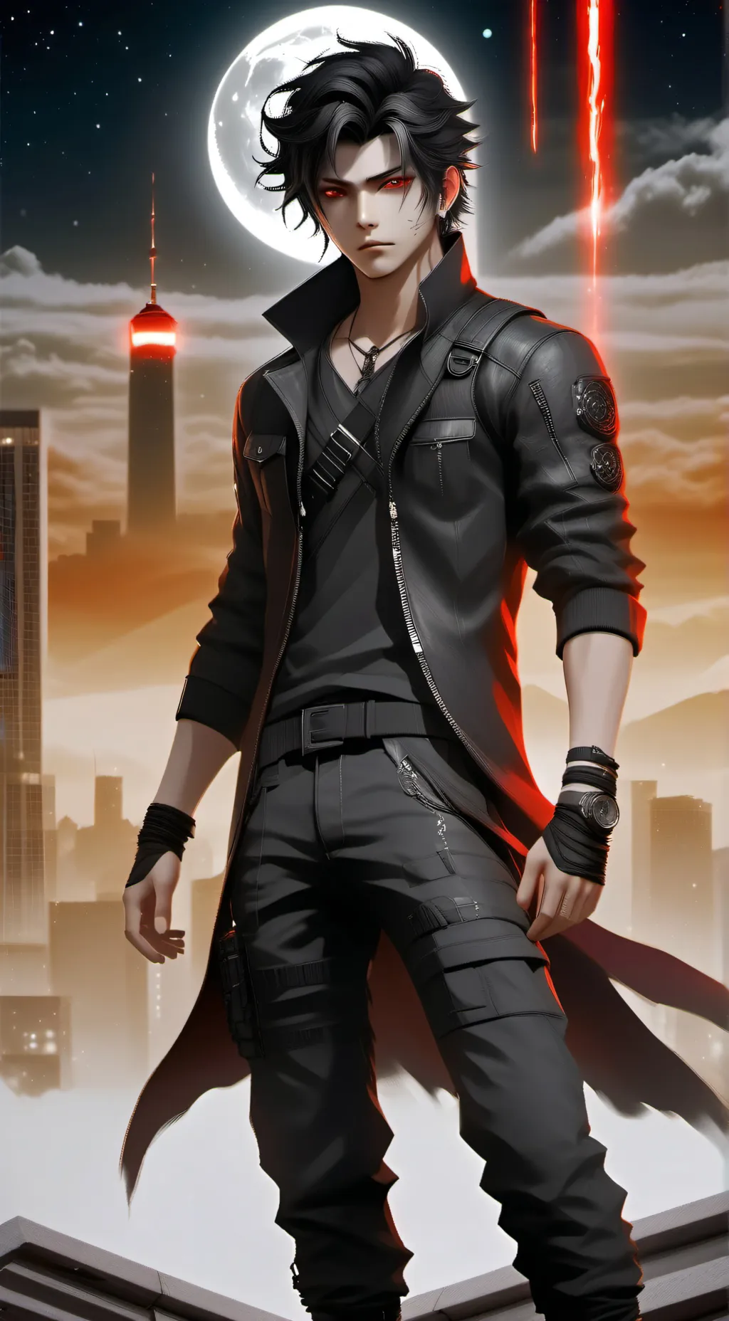 ai character: 吕灭天 background